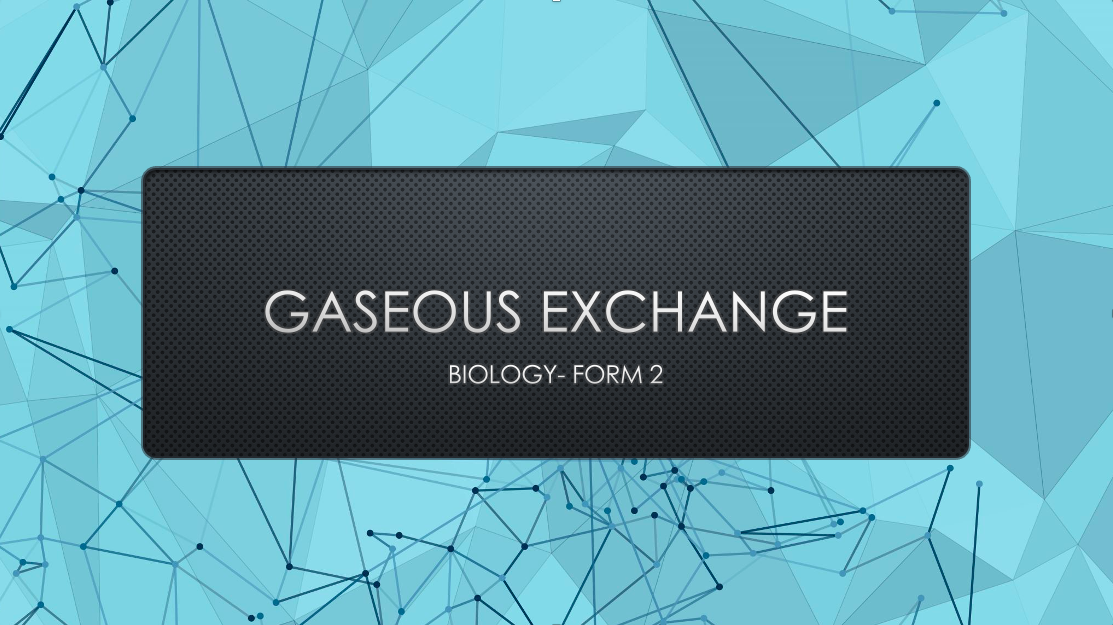 GASEOUS EXCHANGE